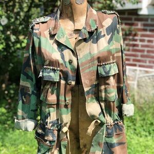 Boho Chic  Camo Blinged Jacket —Custom!!